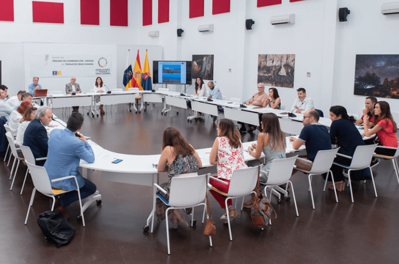 El Observatorio del Paisaje de Gran Canaria se reunió este miércoles para repasar la regeneración de la GC-1 y GC-2 (Foto TA)